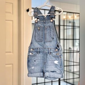 KIDS - GAP distressed overalls - Size S (6)
